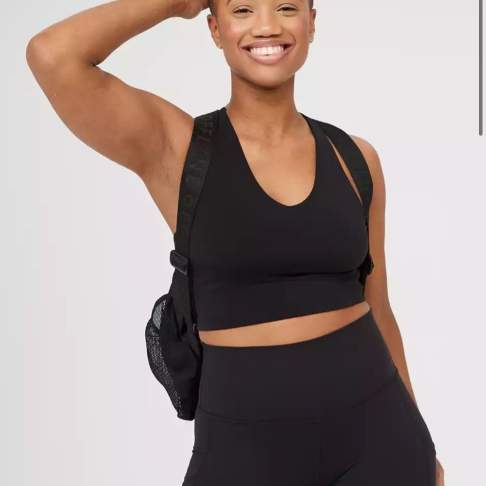OFFLINE Real Me Longline Racerback Sports Bra